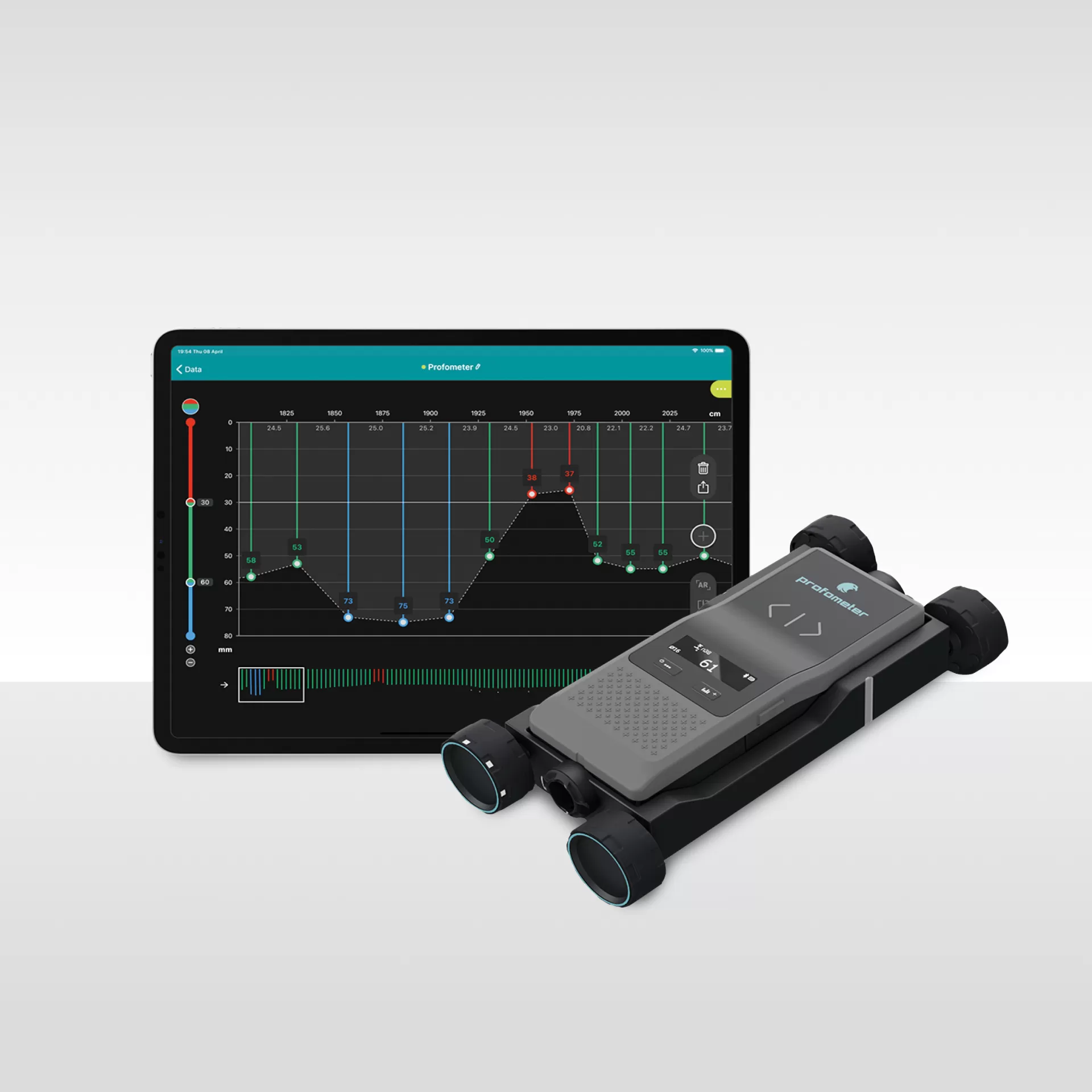 Profometer Rebar Diameter & Cover Meter